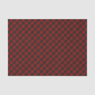 Papier Mousseline Wallace Tartan Scottish Clan Plaid Motif