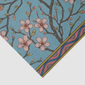 Papier Mousseline Walter Crane Almond Blossom & Swallow (Détail)
