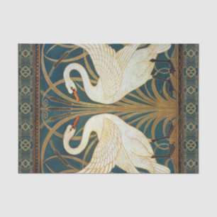 Papier Mousseline Walter Crane Swan