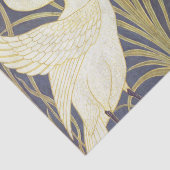 Papier Mousseline Walter Crane Swan, Rush Et Iris Art Nouveau (Détail)