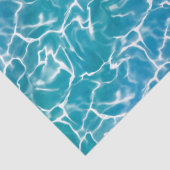 Papier Mousseline Water bleu (Détail)