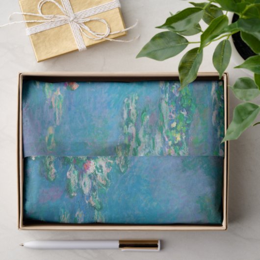 Papier Mousseline Water Lilies by Claude Monet (Cadeau)