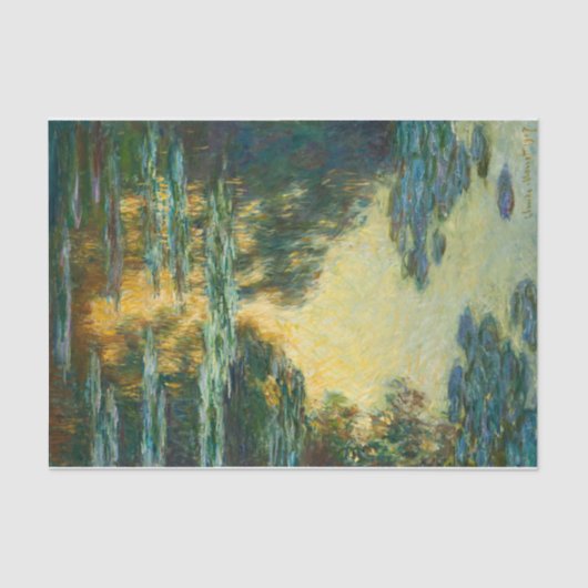 Papier Mousseline Water Lilies by Claude Monet (Recto)