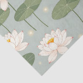 Papier Mousseline Water Lily Lotus Pond Pattern (Détail)