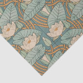 Papier Mousseline Water Lys Lily Art Nouveau Nature (Détail)