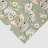 Papier Mousseline Watercolor Easter Bunnies (Détail)