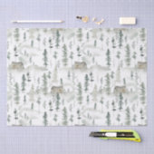 Papier Mousseline Watercolor Forest (Artisanat)