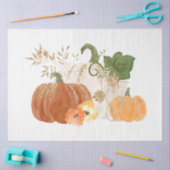 Papier Mousseline Watercolor Glitter Pumkins Series Design 2 (Artisanat)
