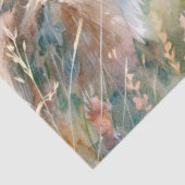 Papier Mousseline Watercolor Hare in Meadow Tissue Paper (Détail)