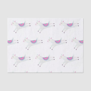 Papier Mousseline Watercolor Llama Anniversaire de enfant Party