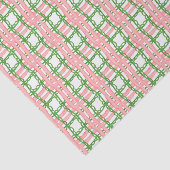 Papier Mousseline Watercolor Red and Green Whimsical Plaid (Détail)