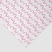 Papier Mousseline Watercolor Red Ribbons (Détail)