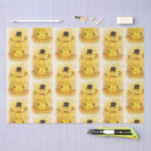 Papier Mousseline Watercolor snow man (Artisanat)