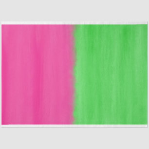 Papier Mousseline Watercolor Watermelon Ombre