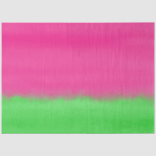 Papier Mousseline Watercolor Watermelon Ombre