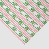 Papier Mousseline Watercolor Whimsical Striped Christmas Trees (Détail)