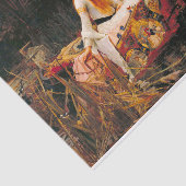 Papier Mousseline Waterhouse Lady of Shalott (Détail)