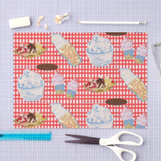 Papier Mousseline We All Scream For Ice Cream
