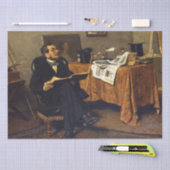 Papier Mousseline Wealthy Gentleman Art Lover (par Giovanni Boldini) (Artisanat)