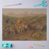 Papier Mousseline Weaning the Calves (par Rosa Bonheur) (Artisanat)