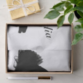 Papier Mousseline Weary Ballerina Personnalisé w Nom (Cadeau)