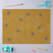 Papier Mousseline Web et citrouilles d'araignées d'Halloween (Artisanat)