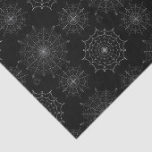 Papier Mousseline Webs de l'araignée d'Halloween noire (Détail)