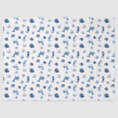 Papier Mousseline Wedgewood Blue Ocean Créatures ! (Recto)