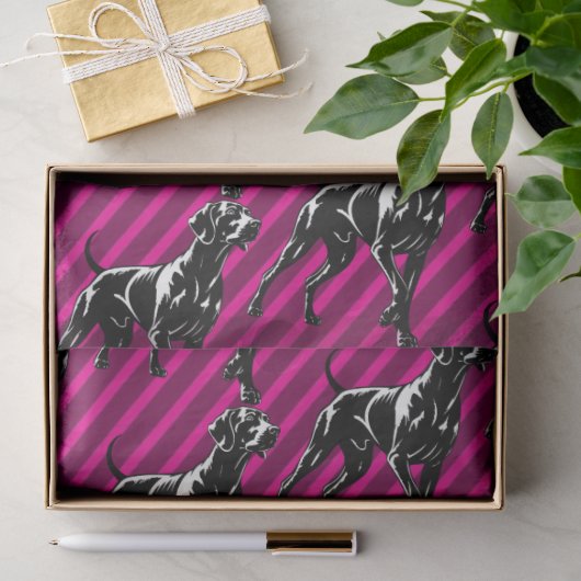 Papier Mousseline Weimaraner (Cadeau)