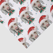 Papier Mousseline Weimaraner Chien race Étoiles de Noël (Détail)