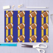 Papier Mousseline West Virginia Football Blue and Gold Pride (Artisanat)