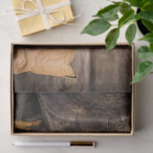 Papier Mousseline Western Cowboy Boot Decoupage papier de tissus (Cadeau)