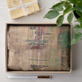 Papier Mousseline Western Cowboy Country Horse équitation Tissu Papi (Cadeau)