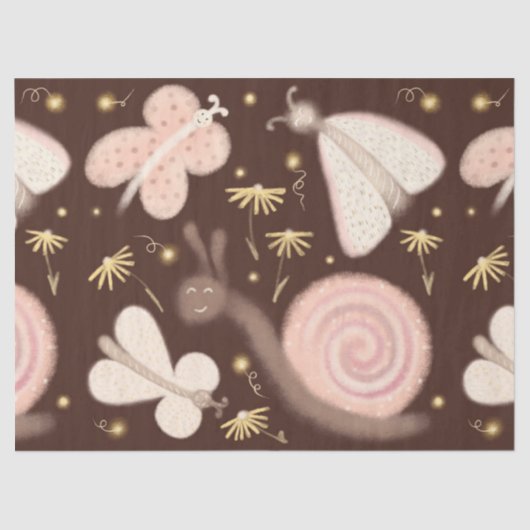 Papier Mousseline Whats de papillon en papier de tissus (Recto)