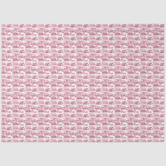 Papier Mousseline WHEATEN Terrier Red Toile (Recto)