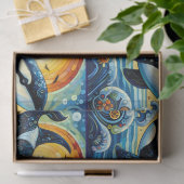 Papier Mousseline Whimsal Orca Whale Beach Découpage côtière (Cadeau)