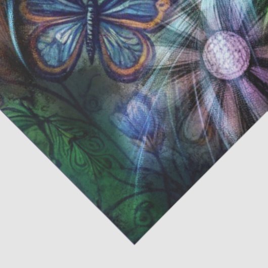 Papier Mousseline Whimsical Abstrait Toucans Oiseaux Toucans Découpa (Détail)