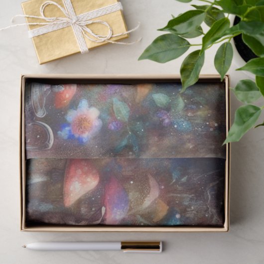 Papier Mousseline Whimsical Alice Tea Party DIY Craft Decoupage (Cadeau)