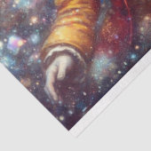 Papier Mousseline Whimsical Alice White Rabbit Wonderland Decoupage (Détail)