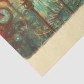 Papier Mousseline Whimsical Alice Wonderland Steampunk (Détail)