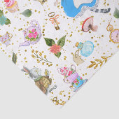 Papier Mousseline Whimsical Alice's Adventures in Wonderland Craft (Détail)