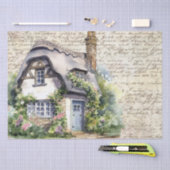 Papier Mousseline Whimsical Anglais Chalet Ancienne Lettre (Artisanat)