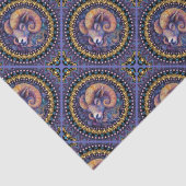 Papier Mousseline Whimsical Aries Astrology Mandala Geometric Tile (Détail)