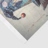 Papier Mousseline Whimsical Cat Decoupage (Détail)