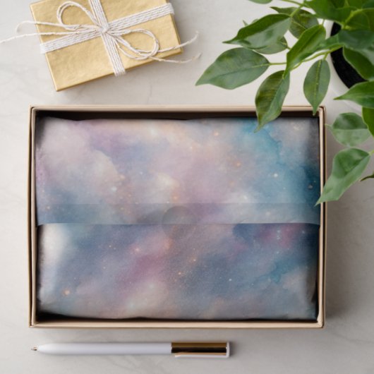 Papier Mousseline Whimsical Celestial Unicorn Decoupage  (Cadeau)