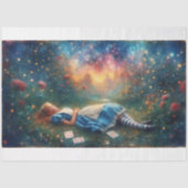 Papier Mousseline Whimsical Dream Wonderland Imaginaire Alice Decoup (Recto)