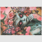 Papier Mousseline Whimsical Fairy Gothique Paris Gargoyle Découpage (Recto)