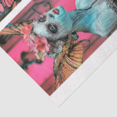 Papier Mousseline Whimsical Gothique Paris Gargoyle Découpage (Détail)