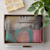 Papier Mousseline Whimsical Gothique Paris Gargoyle Découpage (Cadeau)