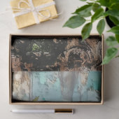 Papier Mousseline Whimsical Gothique Paris Gargoyle Floral Craft (Cadeau)